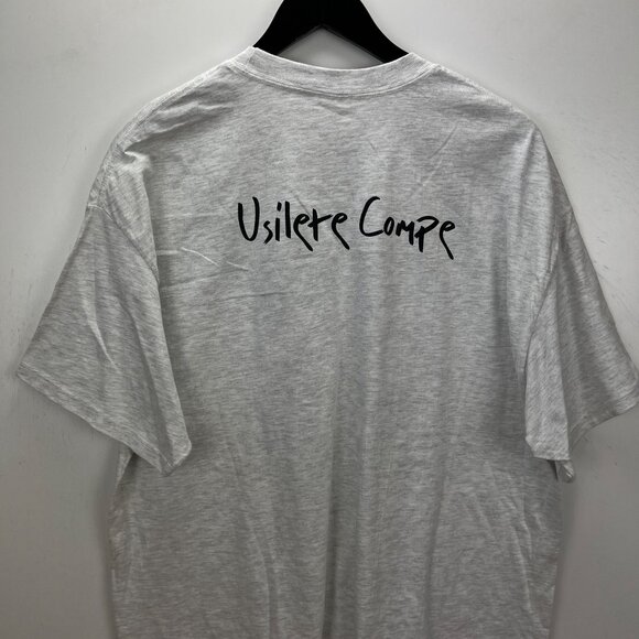 Vintage Y2K Kenya Flag T-Shirt Hanes Beefy XL Gray Map Graphic Usilete Compe - Picture 16 of 16